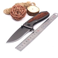 Folding Knife Pocket Survival Tactical Knife 440C Blade Wood Handle Camping Outdoor Hunting Knives EDC utility Multi Tools 2024 - buy cheap