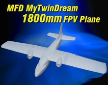 New MyTwinDream 1800mm FPV EPO RC Airplane Remote Control Electric Powered Glider UAV Model Plane Radio Remote Control Toy : MFD 2024 - купить недорого