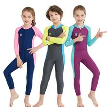 Balight Kids girls boys Diving Suit Neoprene Wetsuit children for Keep Warm One-piece Long Sleeves UV Protection Swimwear 2024 - buy cheap