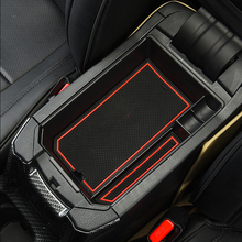 Для Toyota RAV4 2014 2015 2016 2017 2018 ABS Пластик ящик для хранения в подлокотнике автомобиля сетки крышка отделка автомобиля Средства для укладки волос 1 шт. 2024 - купить недорого
