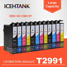 ICEHTANK-cartucho de tinta para impresora Epson T2991, T2996, 29XL, XP 335, 235, 245, 247, 345, 432, 332, 245, 247, 442, 435 2024 - compra barato