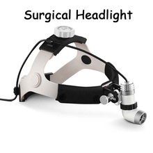 Медицинские хирургические фары LED стоматологический налобный фонарь с высокой мощностью головки лампочки 110В/220В KD-202A-3 2024 - купить недорого