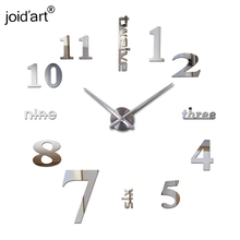  new wall clock watch clocks reloj de pared home decoration 3d Wall Sticker acrylic special sticker Living Room Needle 2024 - buy cheap