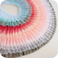 11colors Single Layer Pleated Lace Trim Wedding Decoration Mesh DIY Crafts Width 10cm 5Yds/lot 2024 - buy cheap
