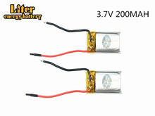 Batería Lipo de 3,7 V, 200mAh, 701723, para Syma S107G, S109G, S111G, helicóptero a Control remoto, MJXRC X900, X901, Juguetes 2024 - compra barato