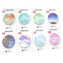 1Pcs 30 Sheets Sticky Notes Bookmark Office School Supplies Natural Dream Series Self-Adhesive Memo Pad 2024 - buy cheap