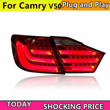 doxa Car Styling for Toyota Camry Taillights 2012 2013 2014 Camry V50 LED Tail Light Aurion Rear Lamp DRL+Brake+Park+Signal 2024 - buy cheap