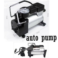 Compressor de ar elétrico para pneus de carro, portátil, mini, 12v, infaltor, bomba, concha de metal, com 3 bicos pneumáticos 2024 - compre barato