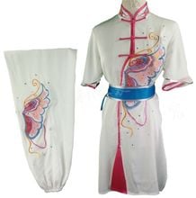 Ropa de artes marciales Mulan con bordado personalizado para mujeres, trajes de mariposa con bordado para niñas y niños, uniformes de kung fu, ropa wushu 2024 - compra barato