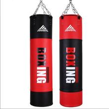 Saco de boxe vazio e preto vermelho, 120*30 cm, mma muay thai, boxe, saco de soco, boxeo, luta, taekwondo, treinamento, saco de areia 2024 - compre barato