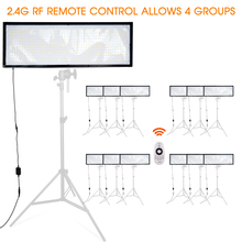 Travor-painel de luz led flexível, iluminação para estúdio de fotografia com controle remoto, 576 ghz 2024 - compre barato