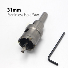 31mm 1.22" Core Drill Bit Hard Alloy Metal Hole Saw Drill Bit for Steel Metal Alloy Cutter Metal Working 2024 - buy cheap