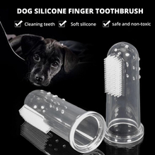 Transparent Silicone Soft Rubber Finger Toothbrush Pet Dog Teeth Oral Cleaning Tool Dog Toothbrush Latex Finger Cots 2024 - buy cheap