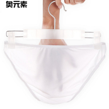 Sexy men's briefs Ice silk underpants Plus Size man panties Jockstrap ultra-thin breathable L XL XXL XXXL male underwear 2022 - buy cheap