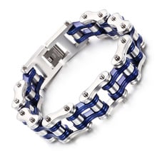 New  style domineering personality men's stainless steel bracelet fashion titanium steel bracelet 2024 - buy cheap