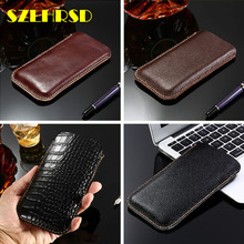 SZLHRSD Genuine Leather phone bags For UMIDIGI Z2 SE cases UMIDIGI One Pro S2 C2 Z1 A1 Pro Flip cover slim pouch stitch sleeve 2024 - buy cheap