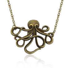 American Retro Caribbean Octopus Necklaces & Pendants For Men Vintage Necklace Wholesale Christmas Gifts Halloween 2024 - buy cheap