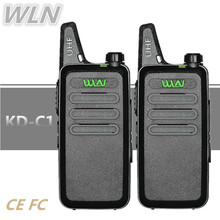 2PCS WLN KD-C1 5W Mini Walkie Talkie Handheld HF Transceiver BAOFENG BF-T1 UHF Kids Radio Comunicator Ham CB Radio Station 2024 - buy cheap
