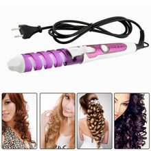 Electric Magic Hair Styling Tool Rizador De Pelo Hair Curler Roller Pro Spiral Curling Iron Wand Curl Styler eu plug 2024 - buy cheap