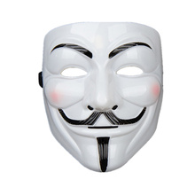 Party Masks V for Vendetta Mask Anonymous Guy Fawkes Fancy Dress Adult Costume Accessory Party Cosplay Masks 2024 - buy cheap