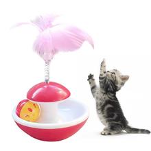 Игрушка-Когтеточка для котят, забавная игрушка-Когтеточка для кошек и котят, Интерактивная игрушка с перьями 2024 - купить недорого