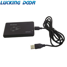 LUCKING Дверь USB порт 13,56 МГц IC кард-ридер писатель 14443A MF S50 S70 устройство для карт не нужно драйвер 2024 - купить недорого