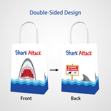 20pcs Carton Shark Party Gift Bags Happy Birthday Candy Bags for Kids Birthday Party Decoration Paper Gift Boxes Packing BD016 2024 - buy cheap