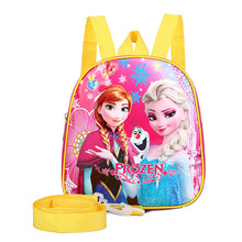 Disney children's small backpack kindergarten anti-lost cartoon frozen Elsa Anna bag cute small bag  mini travel backpack 2024 - buy cheap