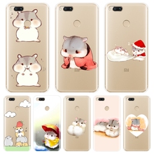 Capa de silicone para celular xiaomi, capinha traseira para xiaomi mi a1 a2 lite 8 se mi5 mi6 mi8 hamster mi 5 5c segundo 5x 6 6x plus 8 se lite 2024 - compre barato