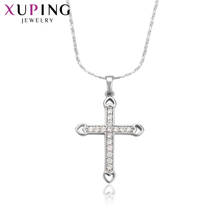 Xuping Fashion Jesus Seris Pendant Rhodium Color Plated Jewelry for Women Mother's Day Gift M35-30077 2024 - buy cheap