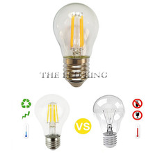 Винтажная лампа Эдисона E27 18 Вт 24 Вт 40 Вт C35 C35L A60 G45 Подвесная лампа-канделябр 220 В, Светодиодная лампа накаливания, веревочный держатель лампы 2024 - купить недорого