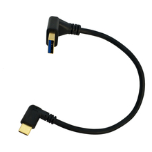 USB-C 3,1 Type C папа к USB 3,0 вверх угол кабель адаптер OTG кабель для синхронизации данных и зарядного устройства 2024 - купить недорого
