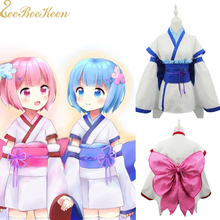 Fantasia de cosplay de anime re: life em um mundo diferente do zero, traje de fantasia para adultos ram rem, roupa de festa de ano novo, damas feminina 2024 - compre barato