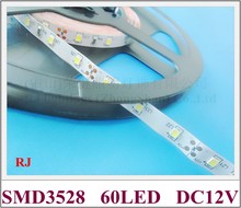 non-waterproof SMD 3528 LED strip light flexible strip soft strip DC12V SMD3528 60 led 4.8W IP20 CE free shipping 2024 - buy cheap