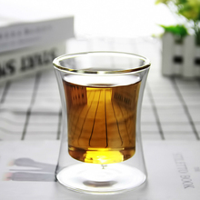 200ML double-layer glass tea mug Chinese-style simple transparent juice cup Insulated handmade tea set Cold drinking Coffee mug 2024 - buy cheap