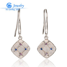 Gw Fashion Jewelry New Style Blue Stone Elegant Earrings For Women Wholesale Silver 925 Sterling Earings ER1057H20 2024 - buy cheap