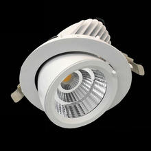 Luces LED descendentes giratorias de 360 grados, lámparas de techo LED regulable COB de 20W, AC110V-AC240v para el hogar, blanco frío y cálido, Envío Gratis 2024 - compra barato