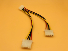 4P 4Pin Molex Male к 2 4pin Molex IDE Female блок питания сплиттер адаптер кабель компьютерный кабель питания для майнинга BTC ETH 2024 - купить недорого