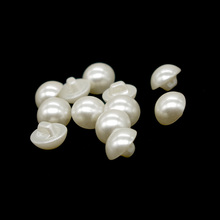 20pcs Resin Sewing Buttons Scrapbooking Round Pearl White Single Hole Imitation Pearl 13mm Dia. Costura Botones decorate PE002 2024 - buy cheap