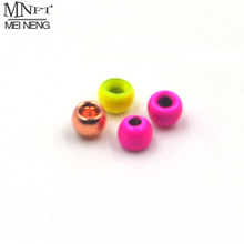 MNFT 100 Uds 2,4mm cuentas de latón de Color rosa/amarillo/crudo para Nymph Streamer BugsTying Head Material de Ojos de hacer moscas 2024 - compra barato