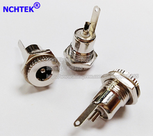 NCHTEK Copper DC 5.5x2.5mm Power Jack Socket Female Panel Mount Connector, 2.5mm Chassis Jack/Free shipping/5PCS 2024 - buy cheap