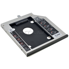 Оригинальный алюминиевый 2-й жесткий диск Caddy 9,5 мм 2,5 "SATA III для твердотельного жесткого диска чехол для Lenovo ThinkPad T440P T540P W540 2024 - купить недорого