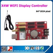 kaler LED WIFI display control card X4W wifi and usb port support 64x1024 pixel led display control by PC or Mobile Phone APP 2024 - buy cheap