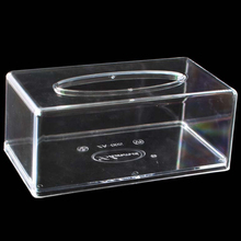 Mordoa Creative rectangular transparent acrylic tissue box car European style hotel ktv household simple tray 2024 - buy cheap