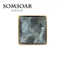 Somsoar-joyería pirámide de piedra de los deseos, llaves de equilibrio, ajuste de cuero envolvente, pulsera, collar, 10uds/lote 2024 - compra barato