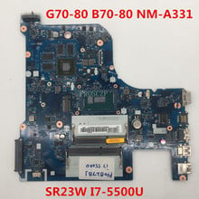 Бесплатная доставка для G70-70 B70-80 Z70-80 Материнская плата ноутбука AILG1 NM-A331 с SR23W I7-5500U Процессор 100% совместимость 2024 - купить недорого