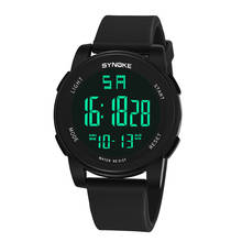 GEMIXI  Sport watches Multi Function Military Waterproof 30m Sports Watch LED Digital Dual Movement Rubber Wrist Watch 2019 2024 - buy cheap