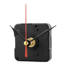 Красный стежок бесшумный механизм кварцевые часы механизм DIY Декор для дома 2024 - купить недорого