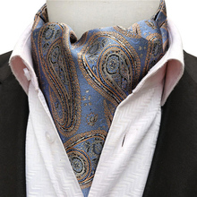 Новое прибытие джентльменский формальный шарф Тканые Вышитые Пейсли шарфы для костюмов 2024 - купить недорого