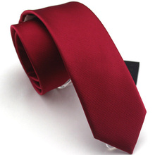 Wholesale High Quality Brand Maroon Ties for Men 6CM Slim Necktie Fashion Groom Wedding Tie Wine Red Gift BOX OEM 2024 - buy cheap